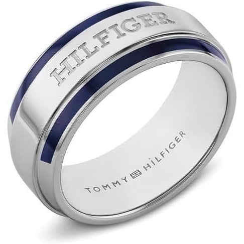 Tommy Hilfiger Men's Stainless Steel Ring – Classic Stylish Wedding Band